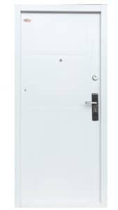 Modern-mintás-Feher-HiSec-Biztonsagi-Ajto-zarva