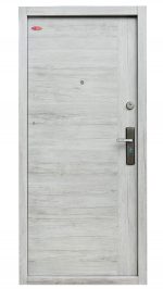 Havastölgy Modern selyemfényű acél HiSec biztonsági bejárati ajtó