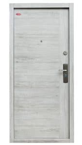 Havastölgy Modern selyemfényű acél HiSec biztonsági bejárati ajtó