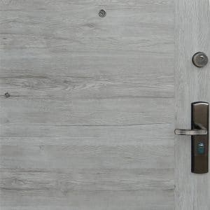 Havastölgy Modern selyemfényű acél HiSec biztonsági bejárati ajtó
