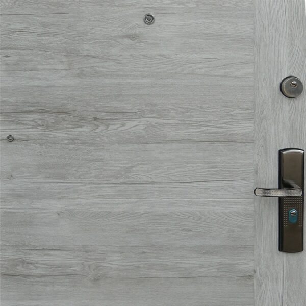 Havastölgy Modern selyemfényű acél HiSec biztonsági bejárati ajtó