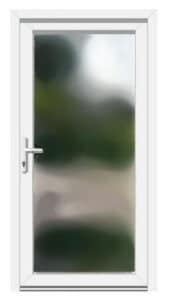 Alicante - műanyag üvegezett kültéri bejárati ajtó 5 kamrás