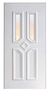 Lugo - kültéri bejárati ajtó 5 kamrás műanyag