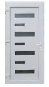 Madrid - kültéri műanyag bejárati ajtó 5 kamrás