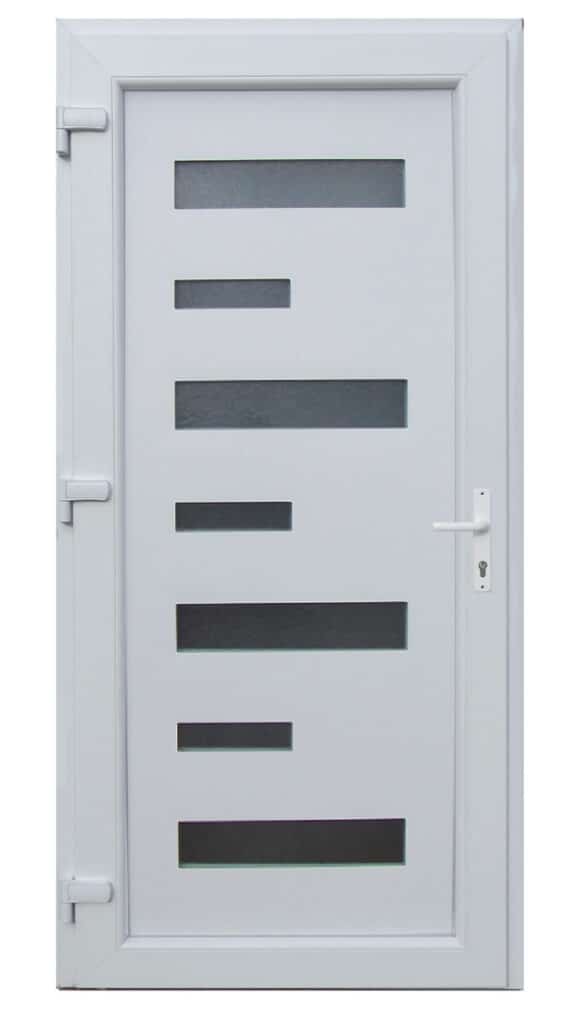 Madrid - kültéri műanyag bejárati ajtó 5 kamrás