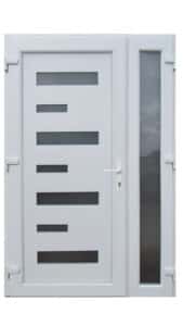 Madrid - kültéri műanyag bejárati ajtó 5 kamrás