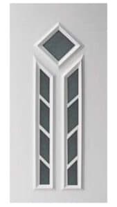 Malaga- kültéri 5 kamrás műanyag bejárati ajtó