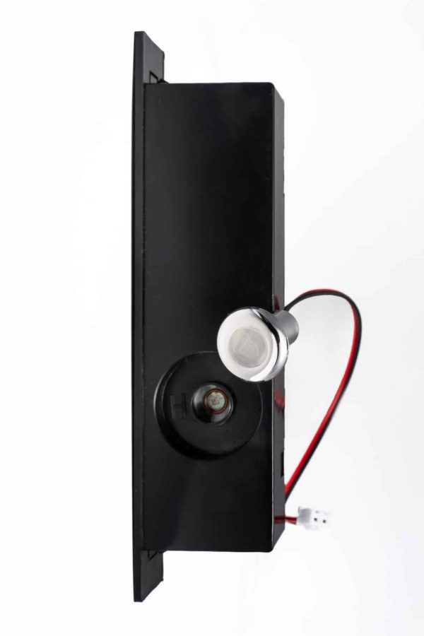 Eredeti HiSec világító ajtócsengő, kivehető elemtartóval